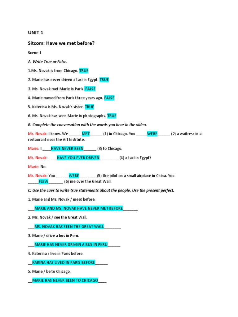 Unit 1 Video Tn2 Pdf