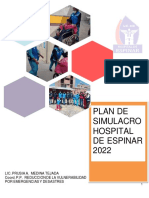 Plan de Simulacro de Sismo Final