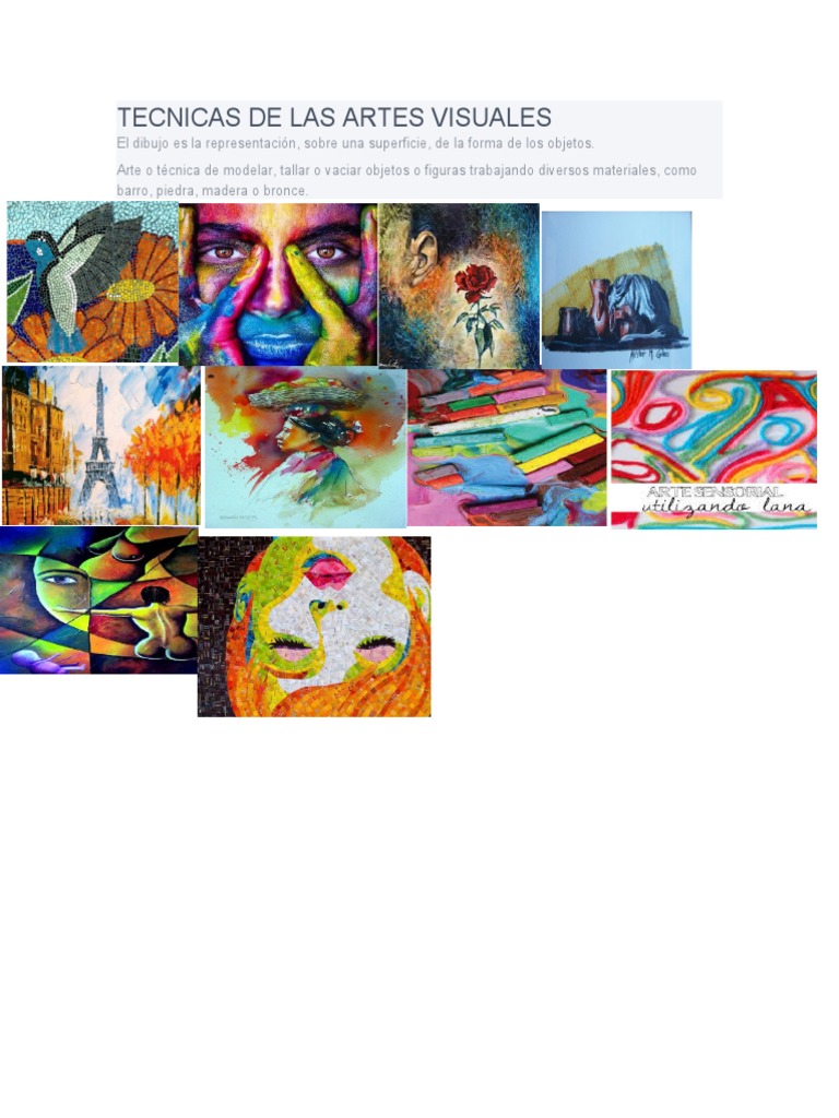 Tecnicas de Las Artes Visuales | PDF