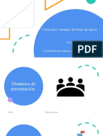 Creación y Manejo de Base de Datos