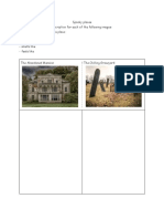 Spooky Places Writing Activity