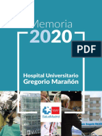 Memoria 2020 Hgu Gregorio Maranon