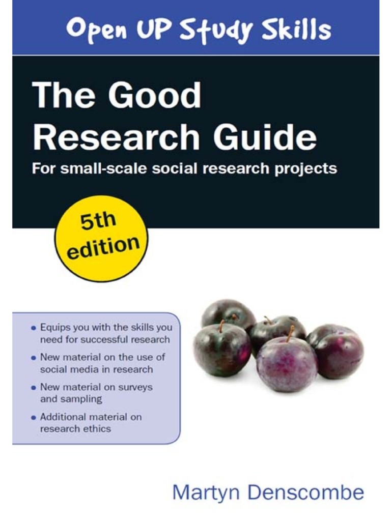The Good Research Guide - 5th Edition | PDF