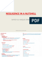 Negligence in A Nutshell - PDF Version 1