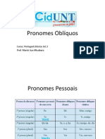 Pronomes Oblíquos em Português