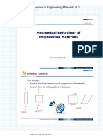 Mechanical Behavior of Engineering Materials Ch 3 Notes