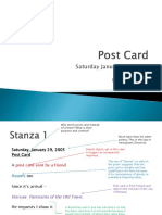 Post Card Analysis