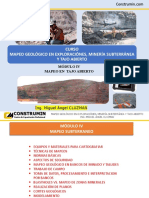 Modulo Iv-Mapeo Geologico en Tajo Abierto