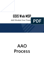 GSIS Web MSP AAO Processing