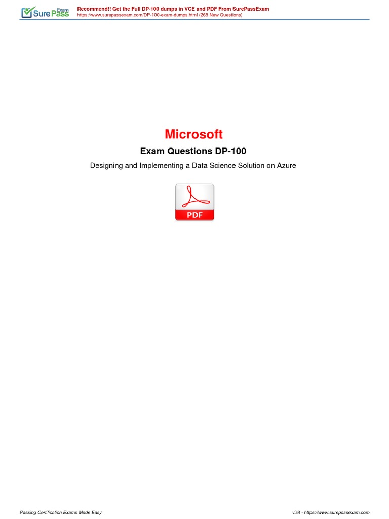 Dp 100 exam questions microsoft designing and implementing a data