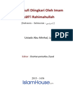 Aliran Sufi Diingkari Oleh Imam Syafii Rahimahullah