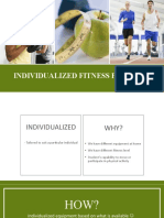 5 Individualized Fitness Program