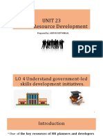LO 4 Understand Government-Led Skills Development Initiatives