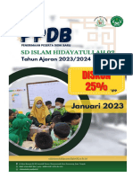 Informasi PPDB SD Islam Hidayatullah 02 - New 2023 - 25%