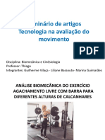 Análise biomecânica do agachamento livre com barra para diferentes alturas de calcanhares