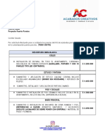 Cotizacion Puerto Paraiso 3 Alcobas (Todo Costo) 2do Sem 2022