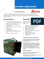 Ficha Tecnica Transformador Tipo Pedestal Zetrac