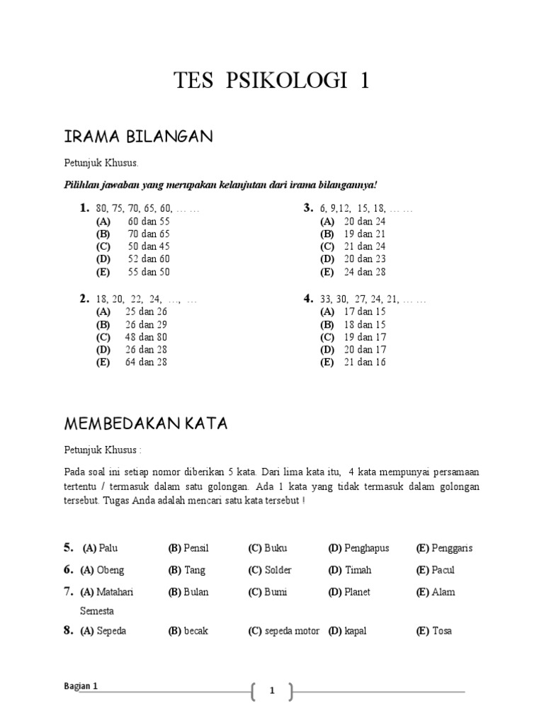 PSIKOTES | PDF