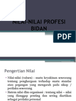 Nilai-Nilai Profesi Bidan