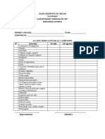 Lista de Cosas para Ir A Camporee