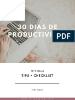 Checklist-Reto 30 Dias de Productividad