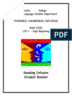 Phonemic Awareness Infusion Student Booklet