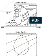 T C 254429 Easter Egg Art Activity Sheet Ver 1