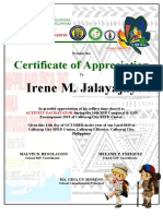 Scouting 2019 Certificate
