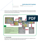 Lembar Kegiatan Siswa - Laporan Hasil Kegiatan Eksplorasi Phytagoras