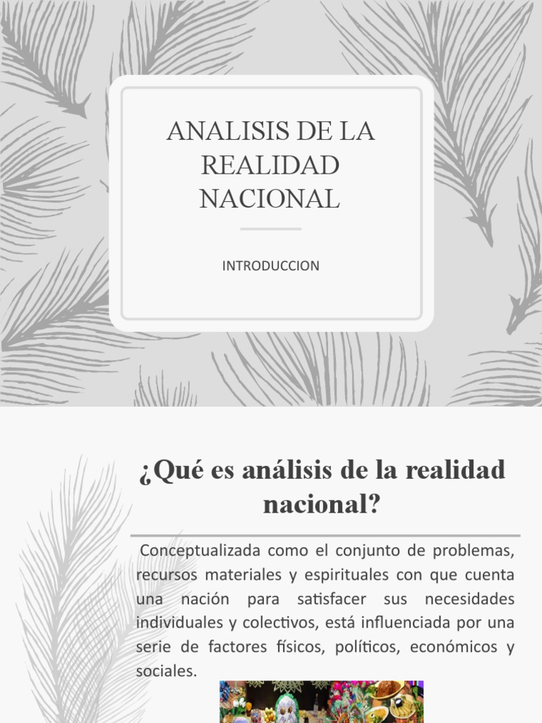 Introduccion Analisis de La Realidad Nacional | PDF