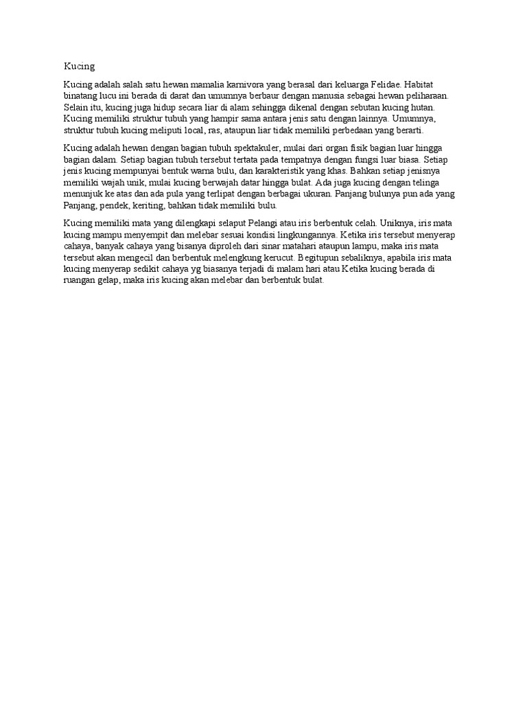 Kucing Pdf