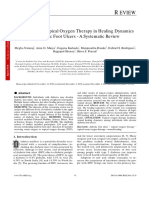 Application of Topical Oxygen Therapy in Healing Dynamics of Diabetic Foot Ulcers - A Systematic Review