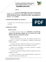 Resumen Ejecutivo Adicional