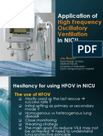 Application HFOV in NICU - Lily Rundjan