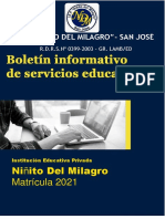 Bolitin Informativo Niñito Del Milagro 2021