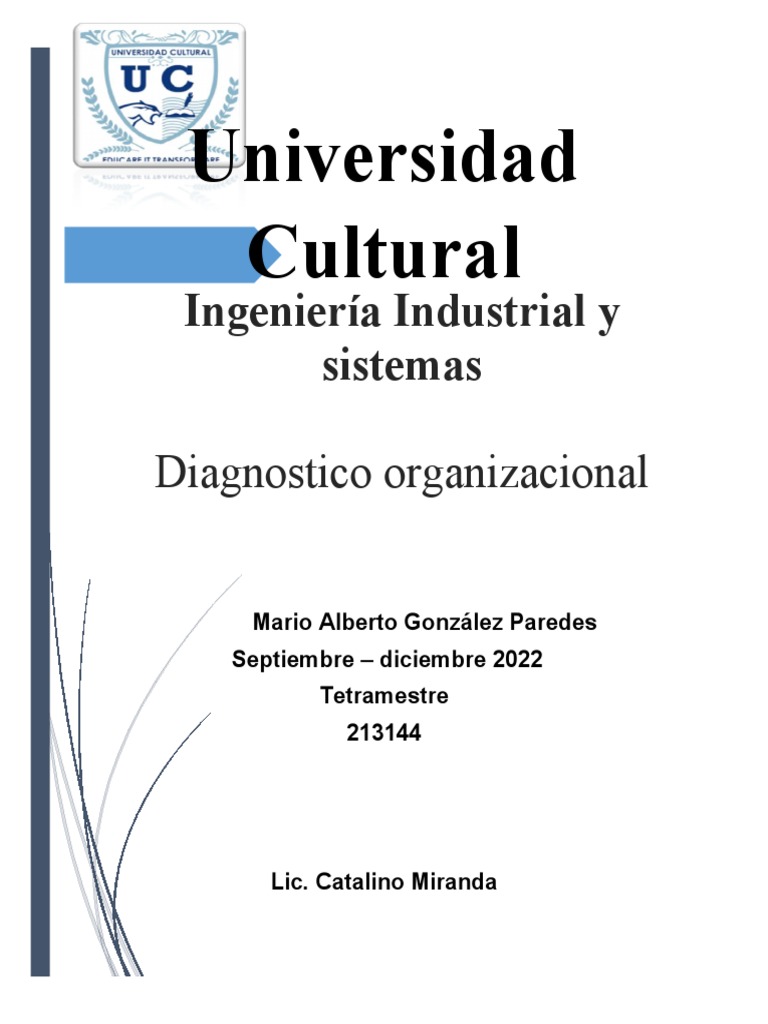 Diagnostico Organizacional | PDF | Crecimiento personal y profesional