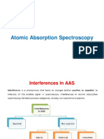 Atomic Absorption Spectroscopy Interferences and Applications (AAS Interferences