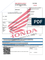 Honda México factura moto 2014