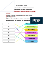 Days of The Week