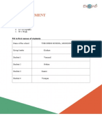 Eumind Values Self Assesment Document