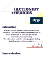Interactionist Theories