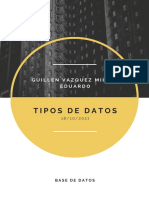 Tipos de Datos