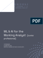 ML & AI Working Analyst