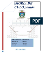 Memoria Calculo Ponton