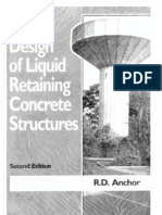Book - Design of Liquid Retaining Concrete Structures - By RD Anchor