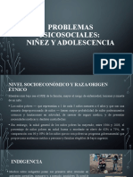 Problemas psicosociales en niñez y adolescencia