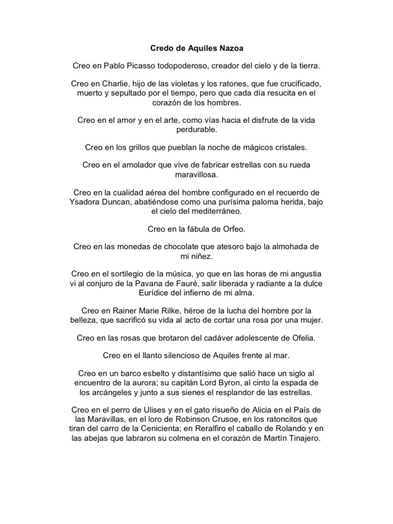 Poemas Cortos de Aquiles Nazoa PDF