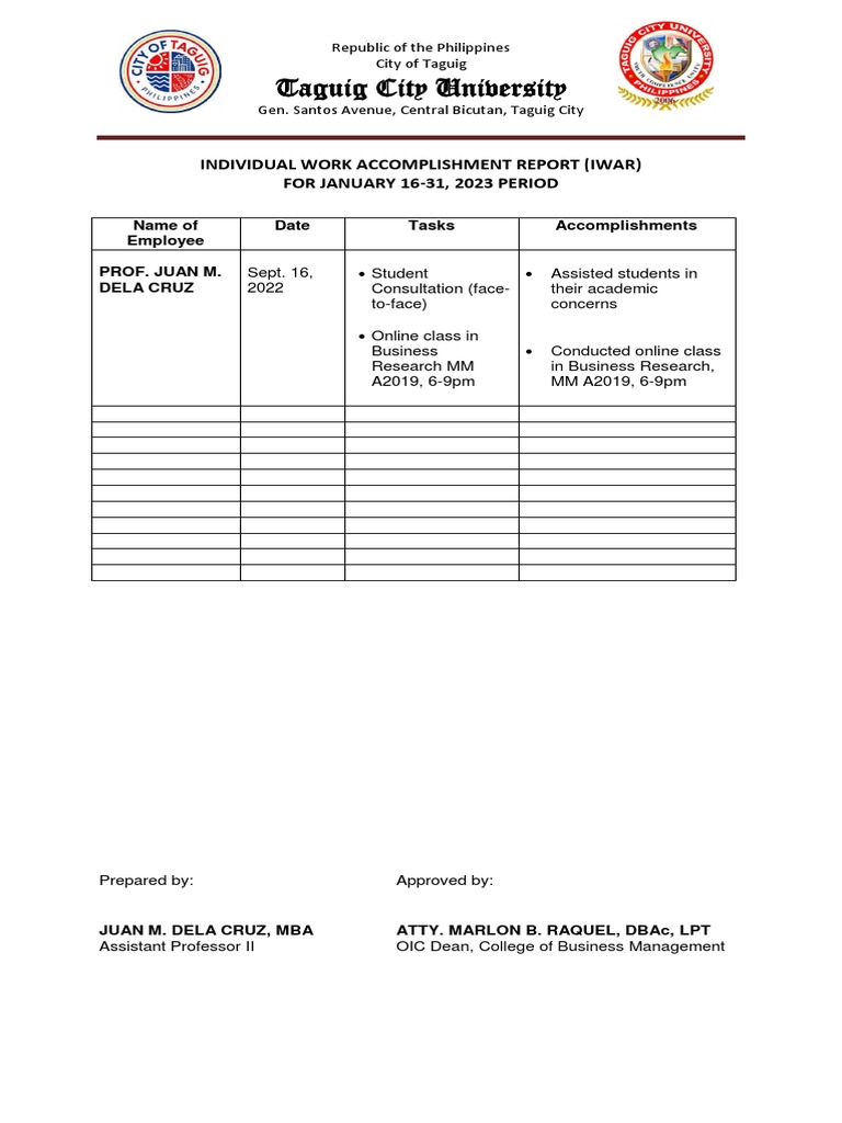 Iwar Template 2023 | PDF