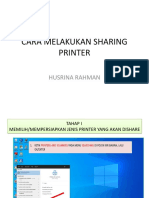 Cara Melakukan Sharing Printer
