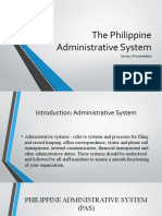 The Philippine Administrative System Group 1